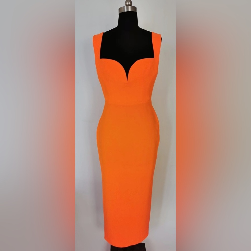 Alex Perry / Spencer Stretch Crepe Sweetheart Dress